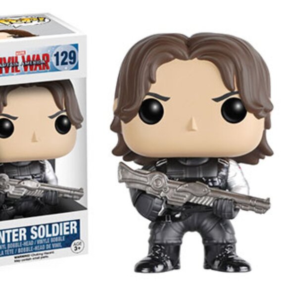 Funko Pop! Marvel Captain America Civil War - Winter Soldier 129 - Picture 4 of 4